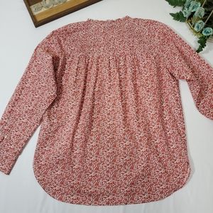 J. Crew Tops - J. Crew Ruffle Liberty Popover Chamomile J. Crew Tops - J. Crew Ruffle Liberty Popover Chamomile